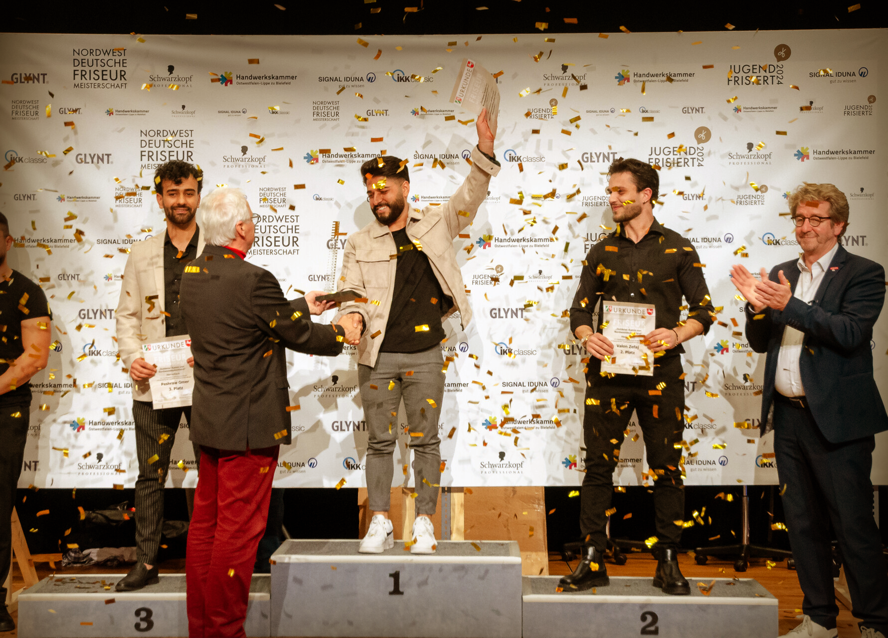 Benean Friseurmeister Goldenere Kamm